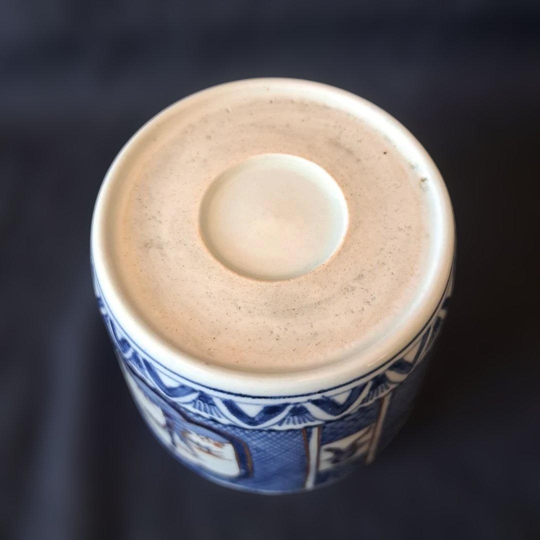 「新春に 松竹梅のそば猪口！②」 古伊万里猪口(直径10.5cm) 骨董アンティ