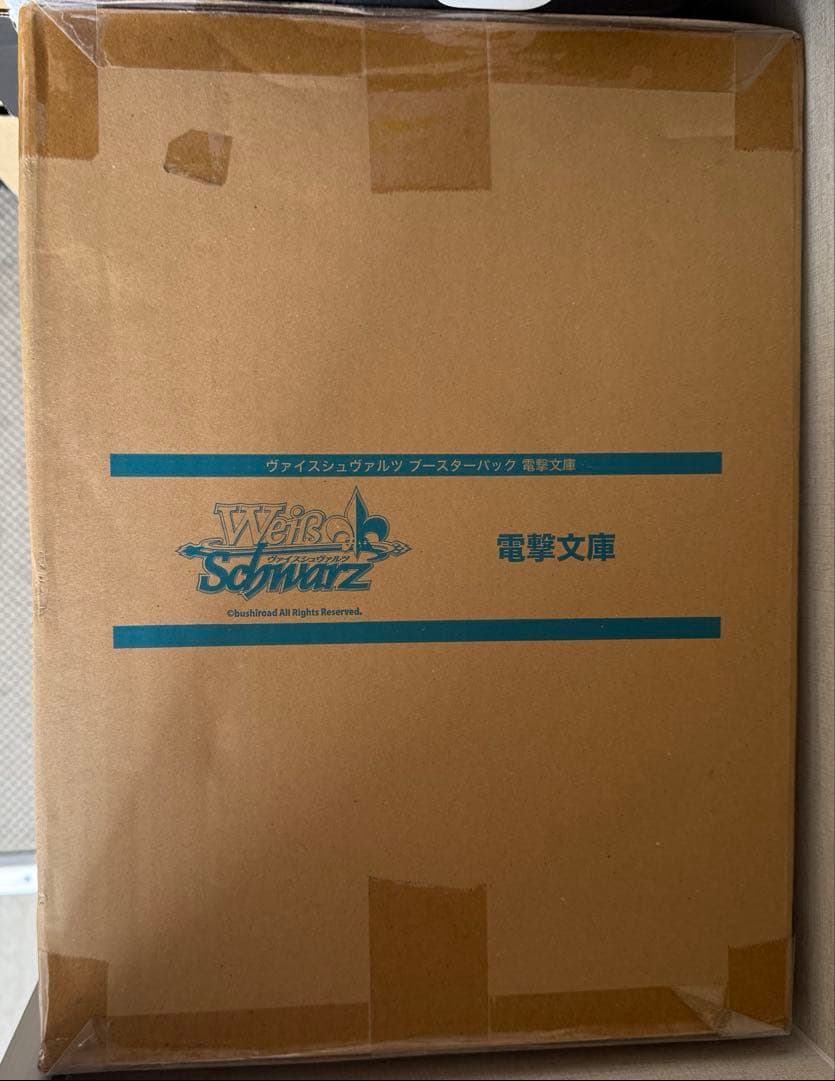 ヴァイスシュヴァルツ ブースターパック　電撃文庫 未開封マスターカートン
