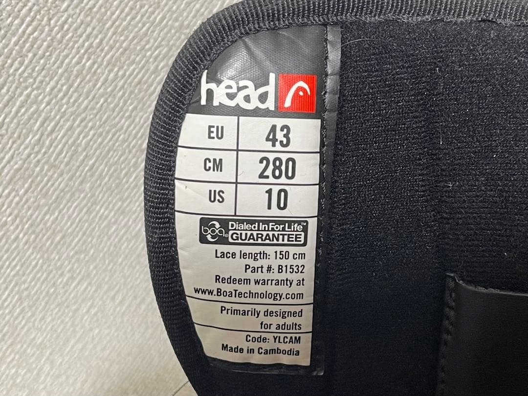 head スノボブーツ 28cm ブーツストラップ付