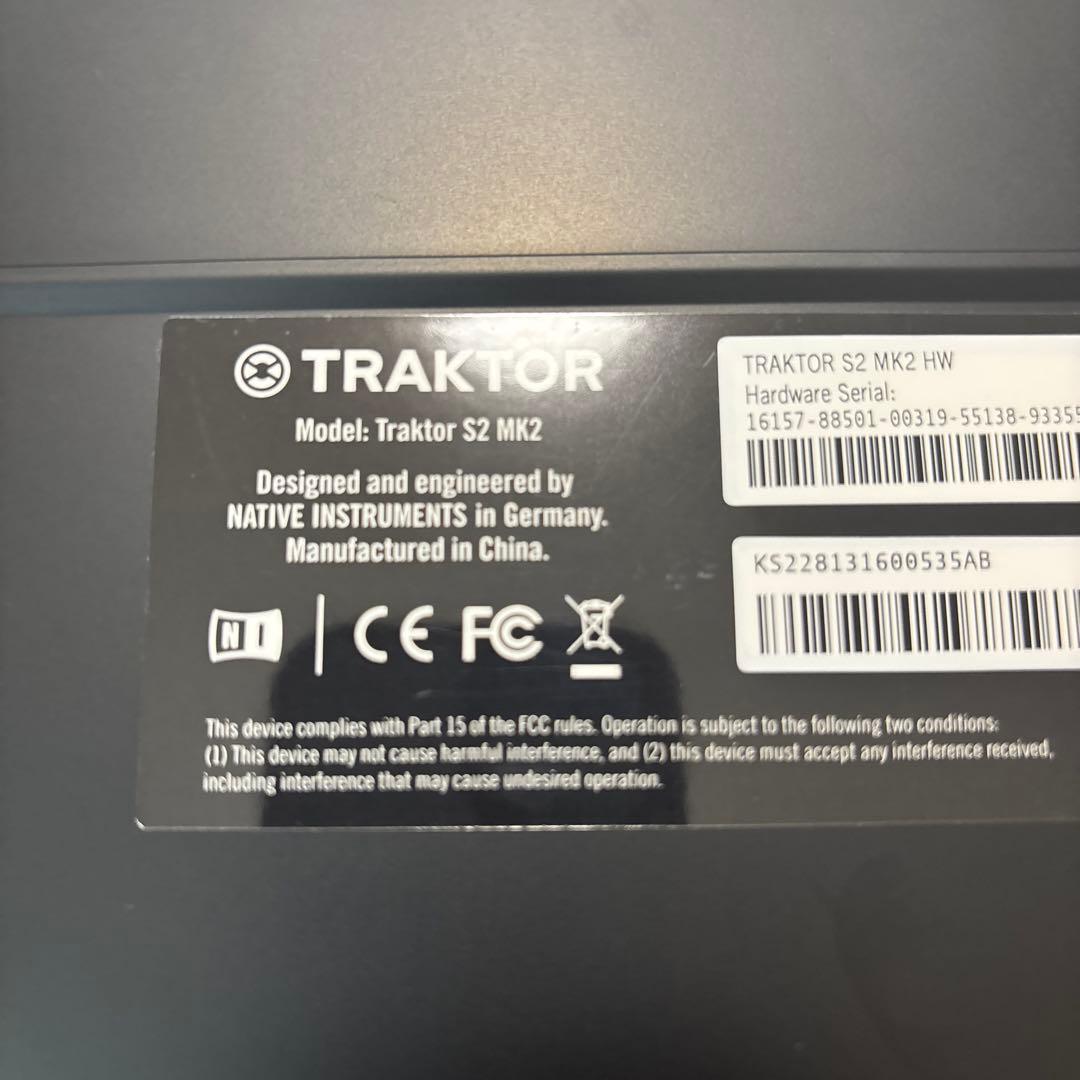 TRAKTOR KONTROL S2 MK2 箱無し 付属品無し