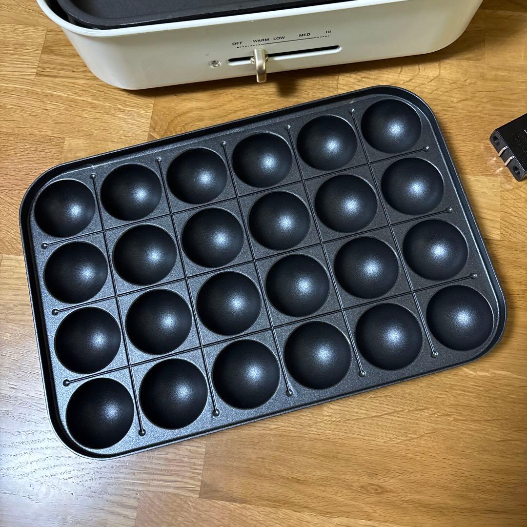 【美品】BRUNO コンパクトホットプレート ホワイト