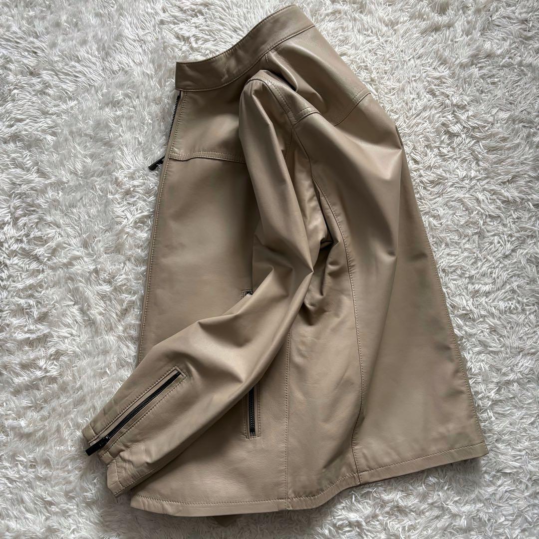 新品　ジョゼフオム　2025年モデル　レザージャケット　ライダースジャケット　M