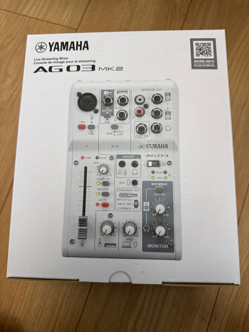 YAMAHA AG03 MK2 ライブストリーミングミキサー　マイクケーブル