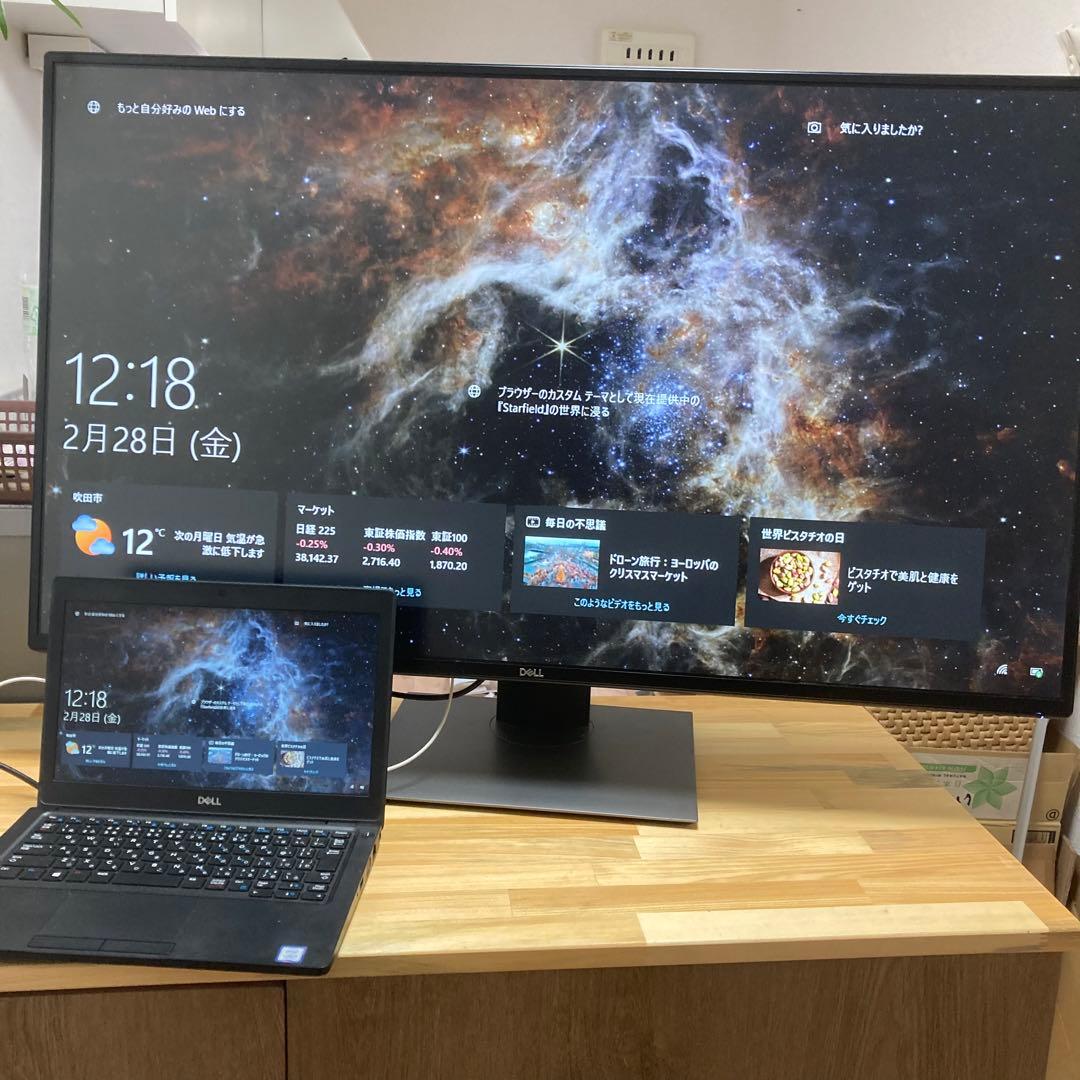 DELL U4320Q 42.51インチ PCモニター HDMI接続