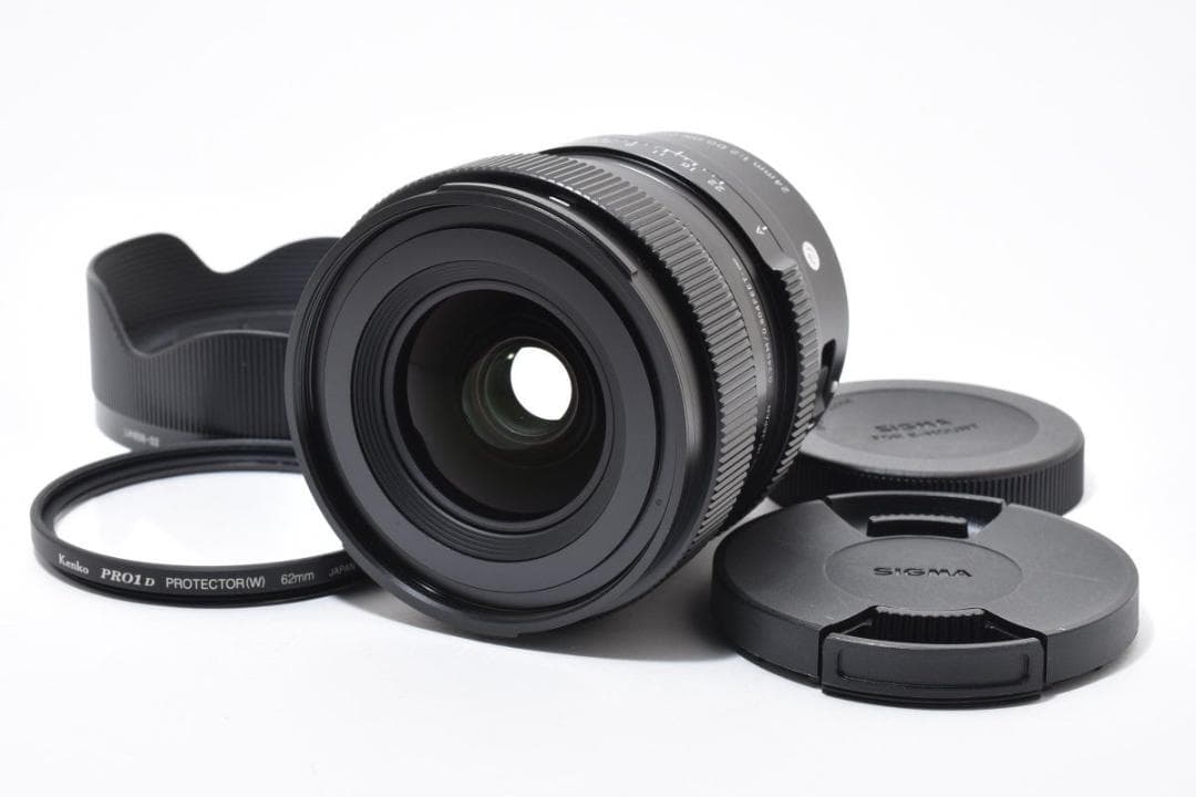 【美品】 SIGMA シグマ 24mm 2 DG DN SONY ソニー レンズ
