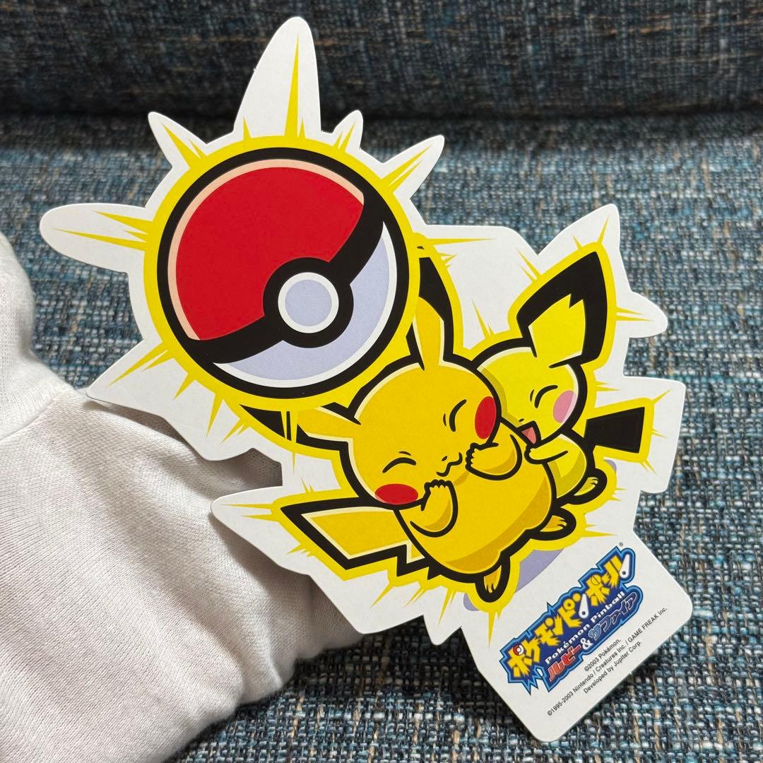 【希少☆美品】ポケモン ピンボール ルビー＆サファイア 店頭販促用POP