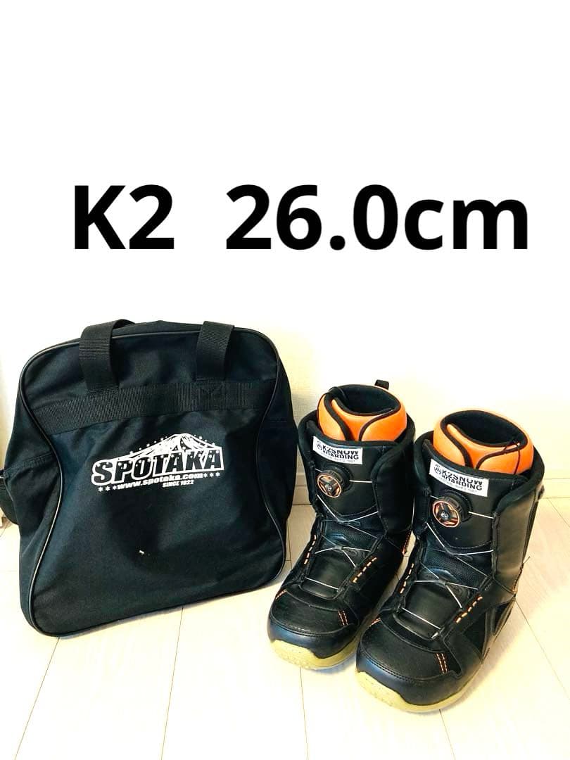 K2 OUTLIER 26.0cm ボア スノーボードソフトブーツ ケーツー