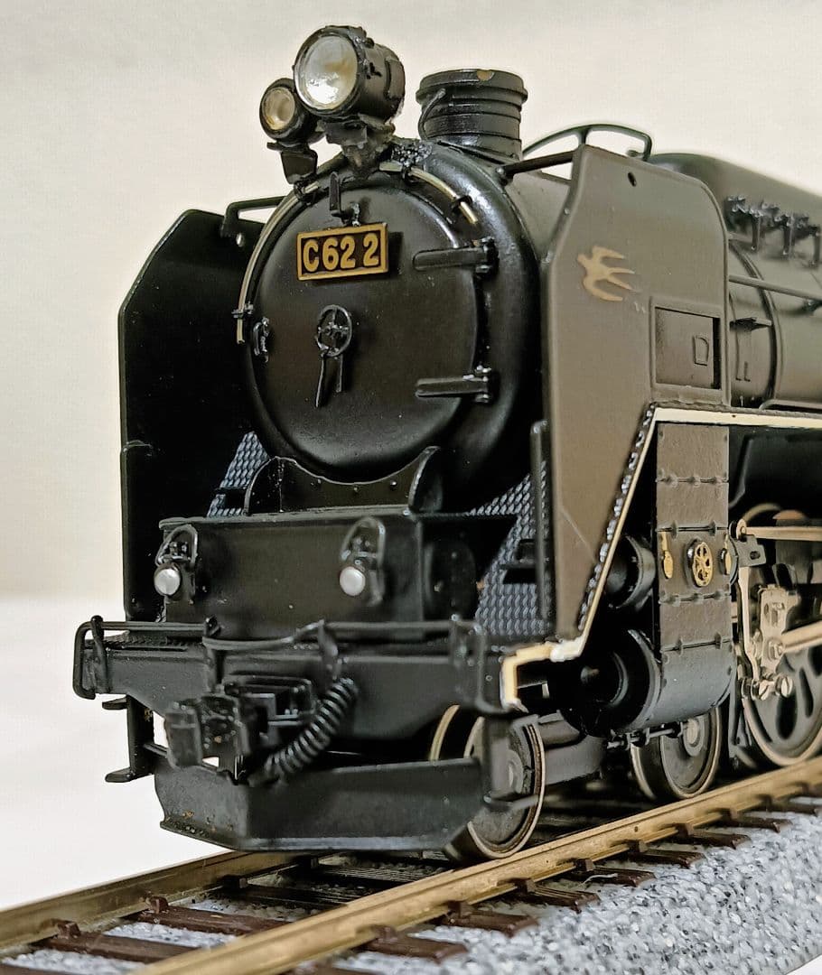 HOゲージ 天賞堂 Ｃ622号機蒸気機関車、No;491、メンテナンス済