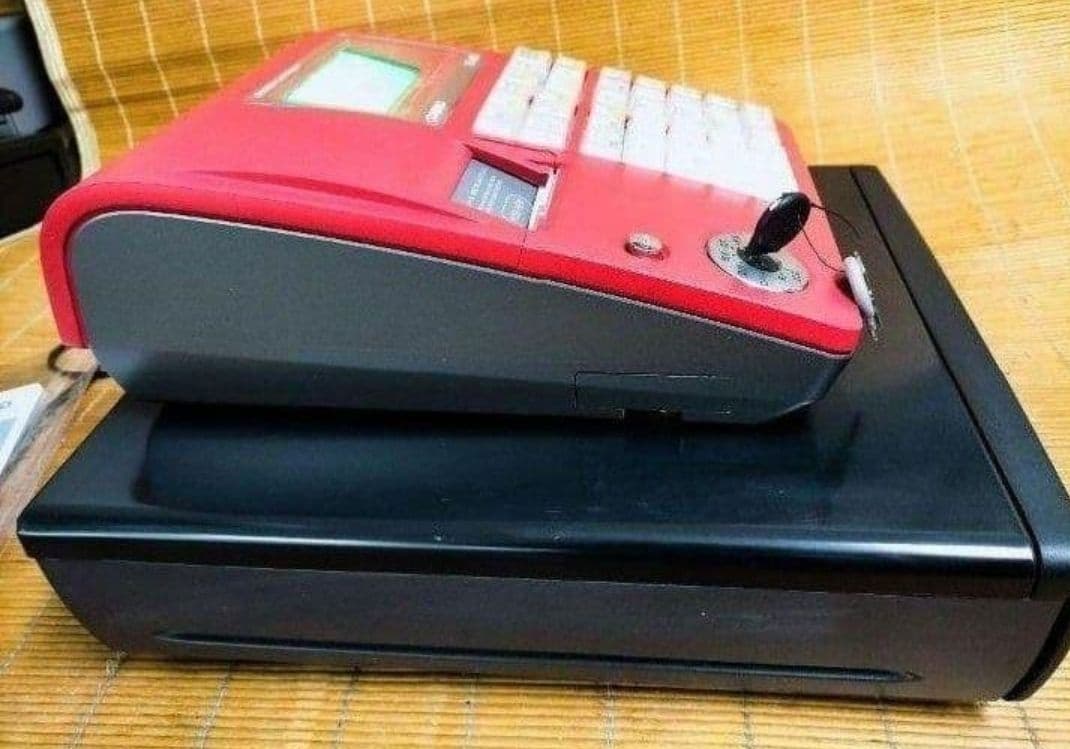 カシオレジスター　TE-400　フル設定無料　美品PC連携売上管理　400504