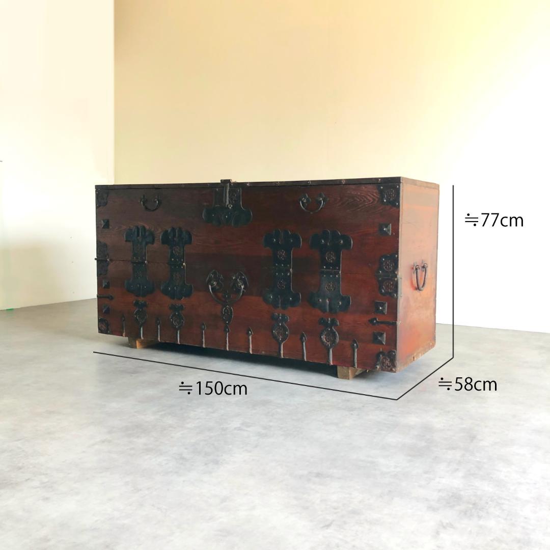 李朝家具 半閉櫃（バンダジ）