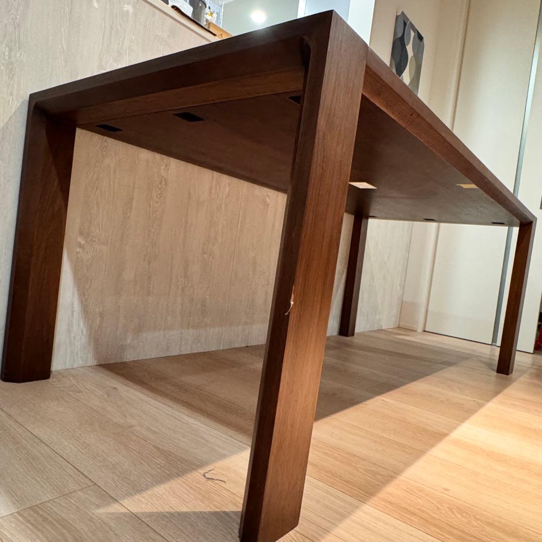 ノーウェアライクホーム 関家具 ダイニングテーブル ブラウン 角脚