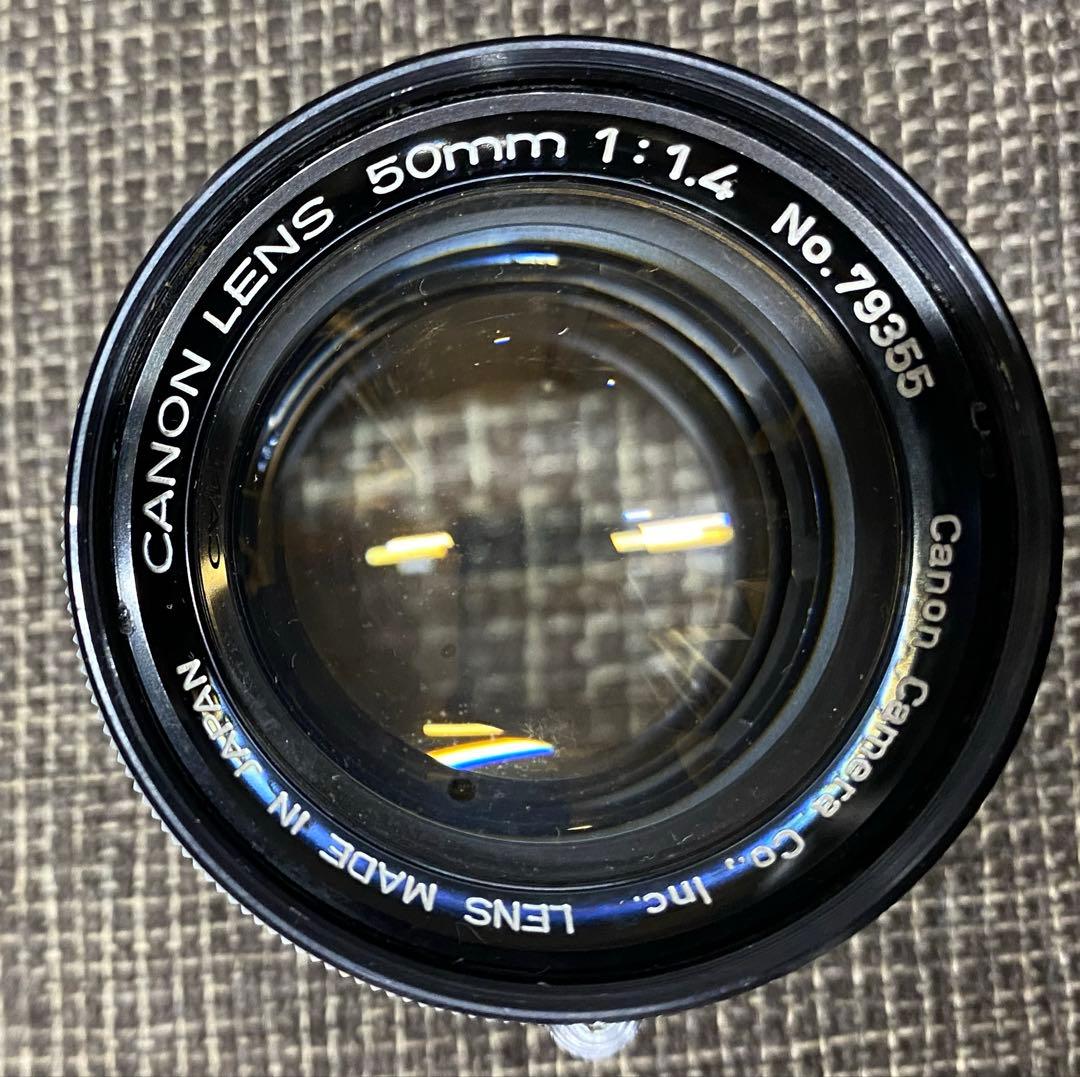 【希少】Canon レンズ　50mm F1.4 Model7 カメラ
