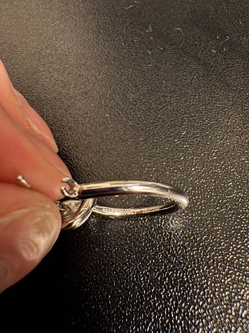 CELINE ノット スモールフープピアス【美品】