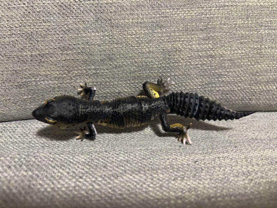 【爬虫類】アオジタトカゲ他　リアルフィギュアセット