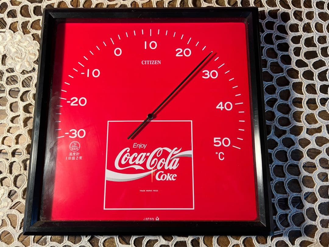 希少 コカコーラ 時計 温度計 セット インテリア アンティーク レトロ 当時物