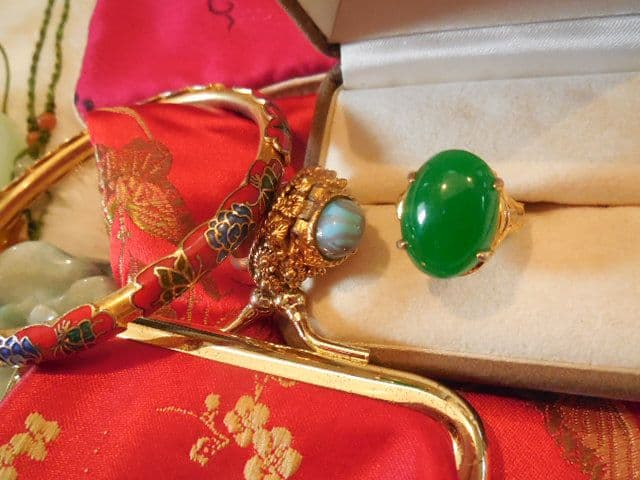 遺品整理 アジアン ジュエリー アクセサリー ネックレス バングル ブローチ