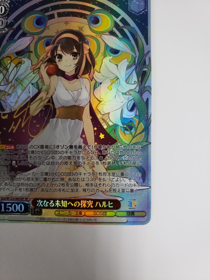 WS 次なる未知への探究 ハルヒ SP サイン