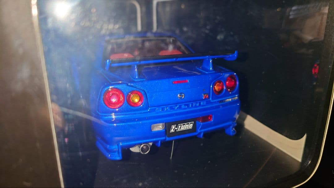 ミニカー 1/18 autoart NISSAN SKYLINE r34 GT-R