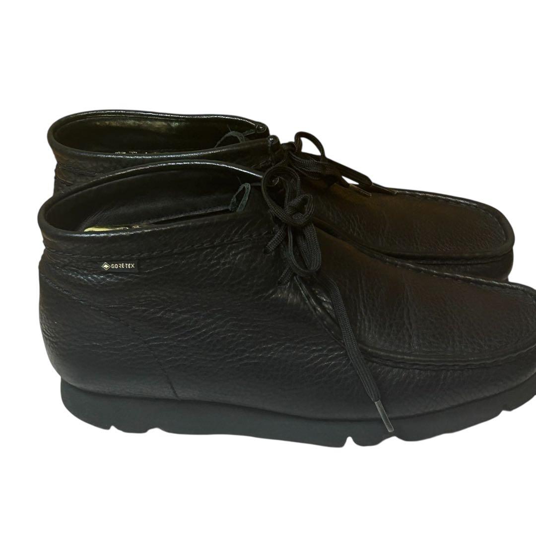 美品CLARKS Wallabee GTX GORE-TEX ブラック 26.5
