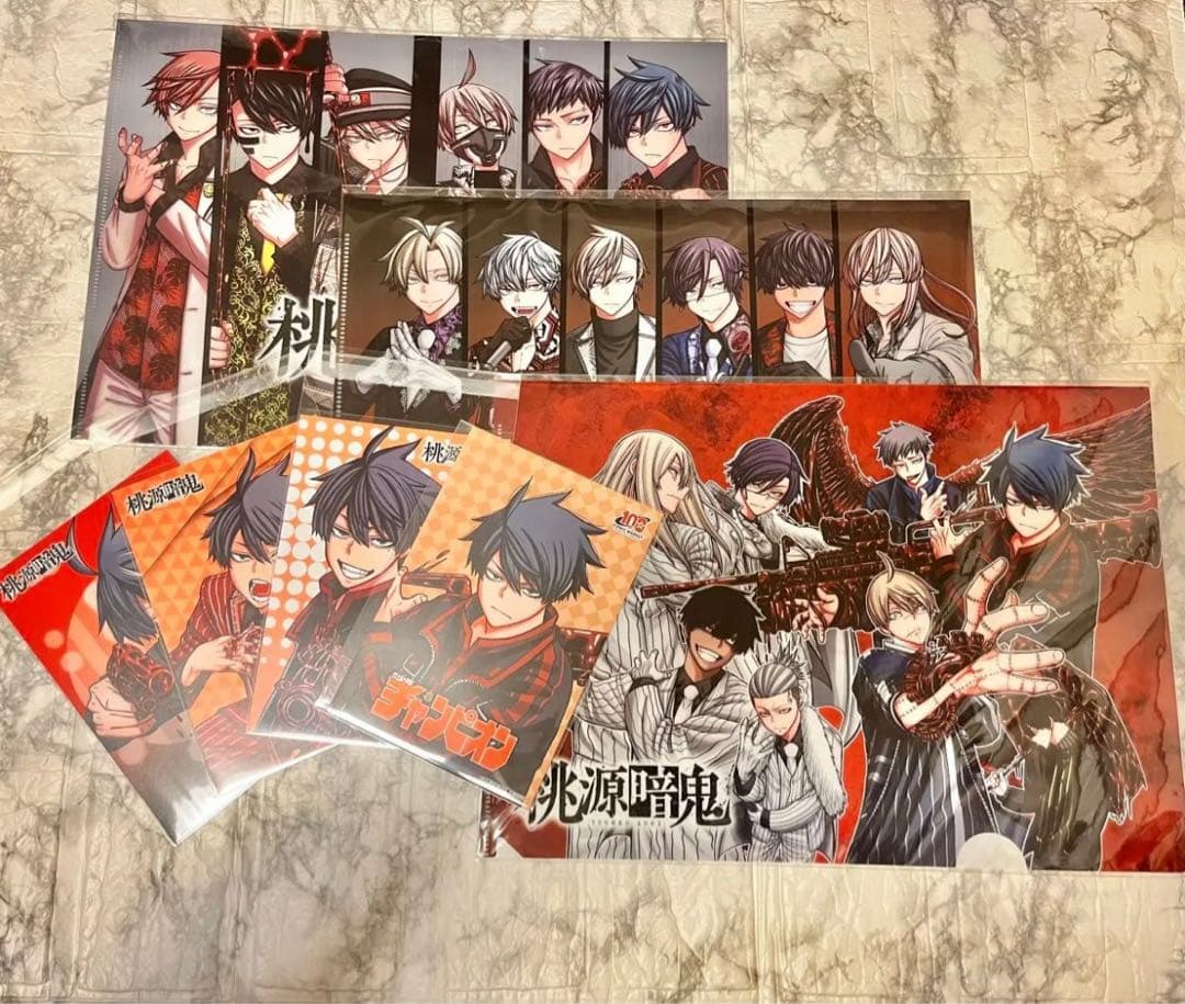 【桃源暗鬼】コミケ クリアファイル・ポストカード