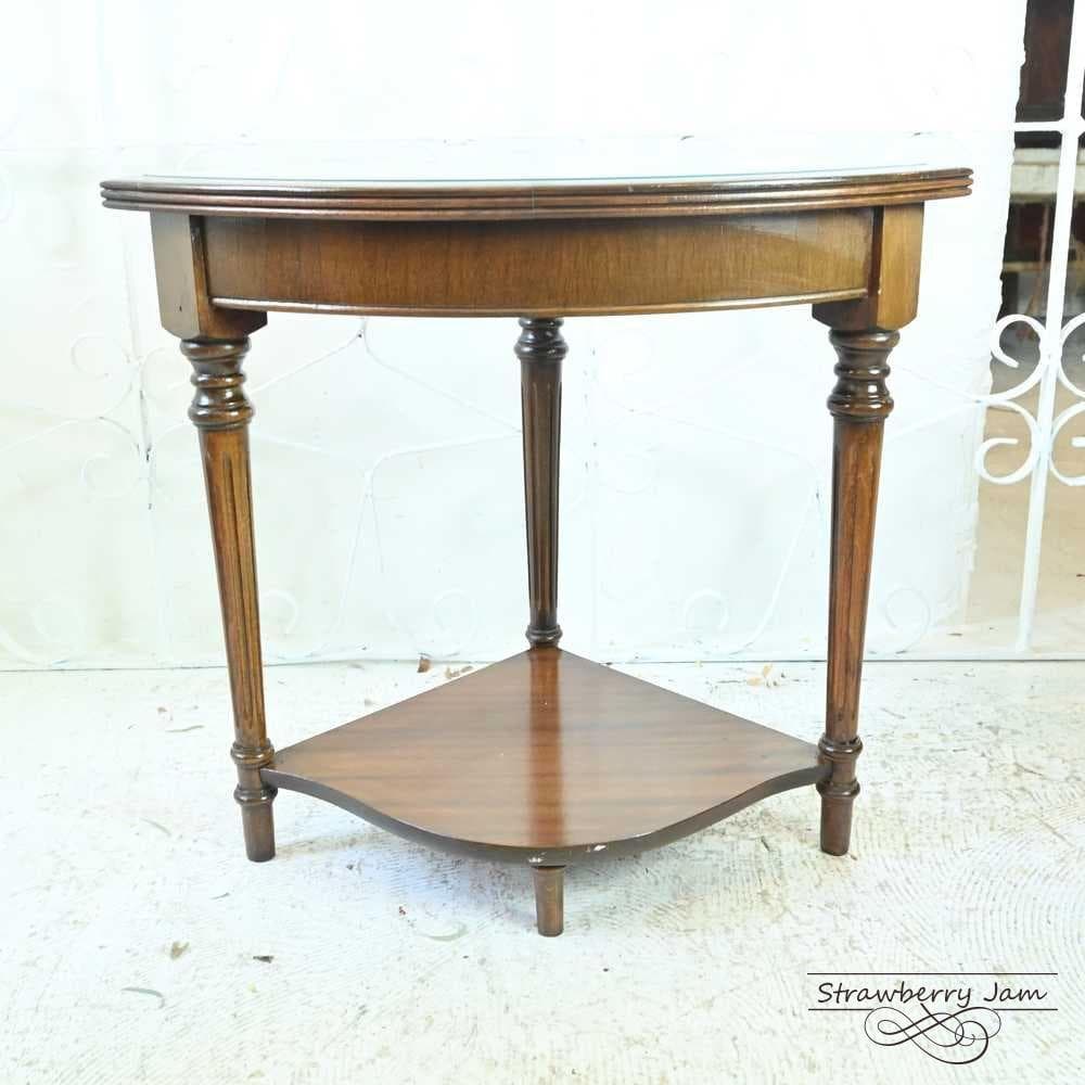 【早い者勝ち】L3705-264 英国アンティーク 丸テーブル ネストテーブル