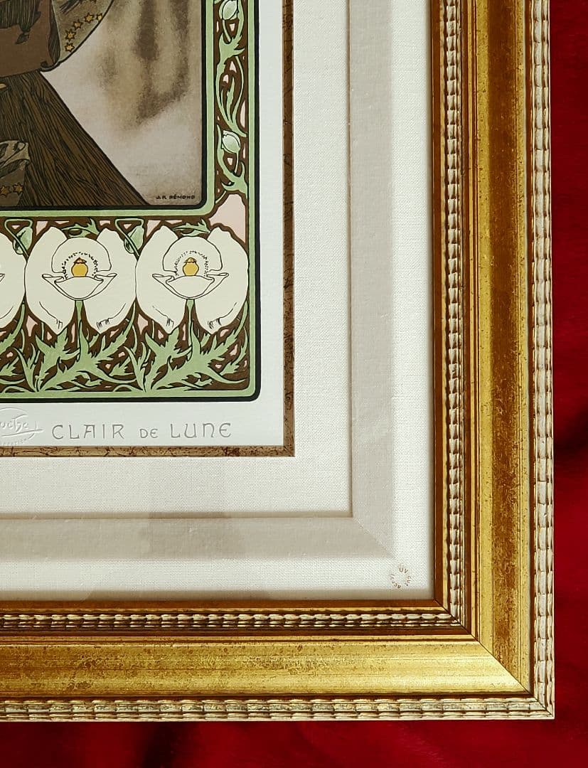 P*m様 【アルフォンス・ミュシャ】限定300部『月光』☆保証書＆証明書付きリト