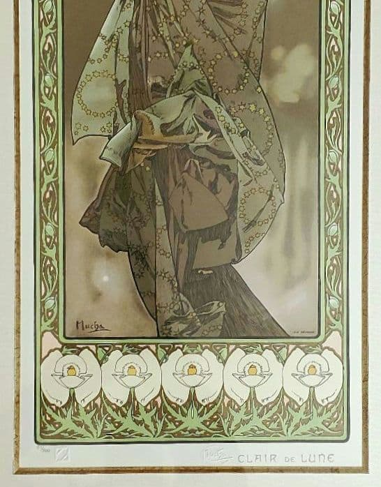 P*m様 【アルフォンス・ミュシャ】限定300部『月光』☆保証書＆証明書付きリト