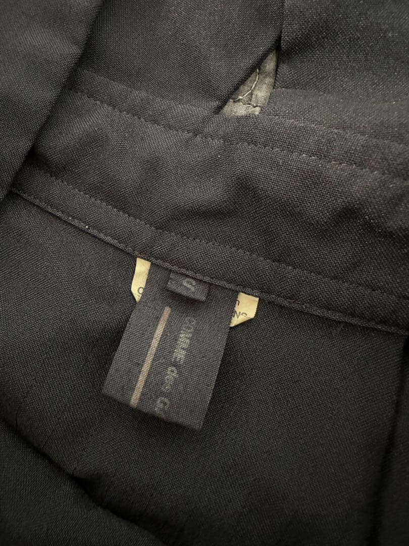 AD2017 コムデギャルソンガール 吊りパンツ 黒　エステル