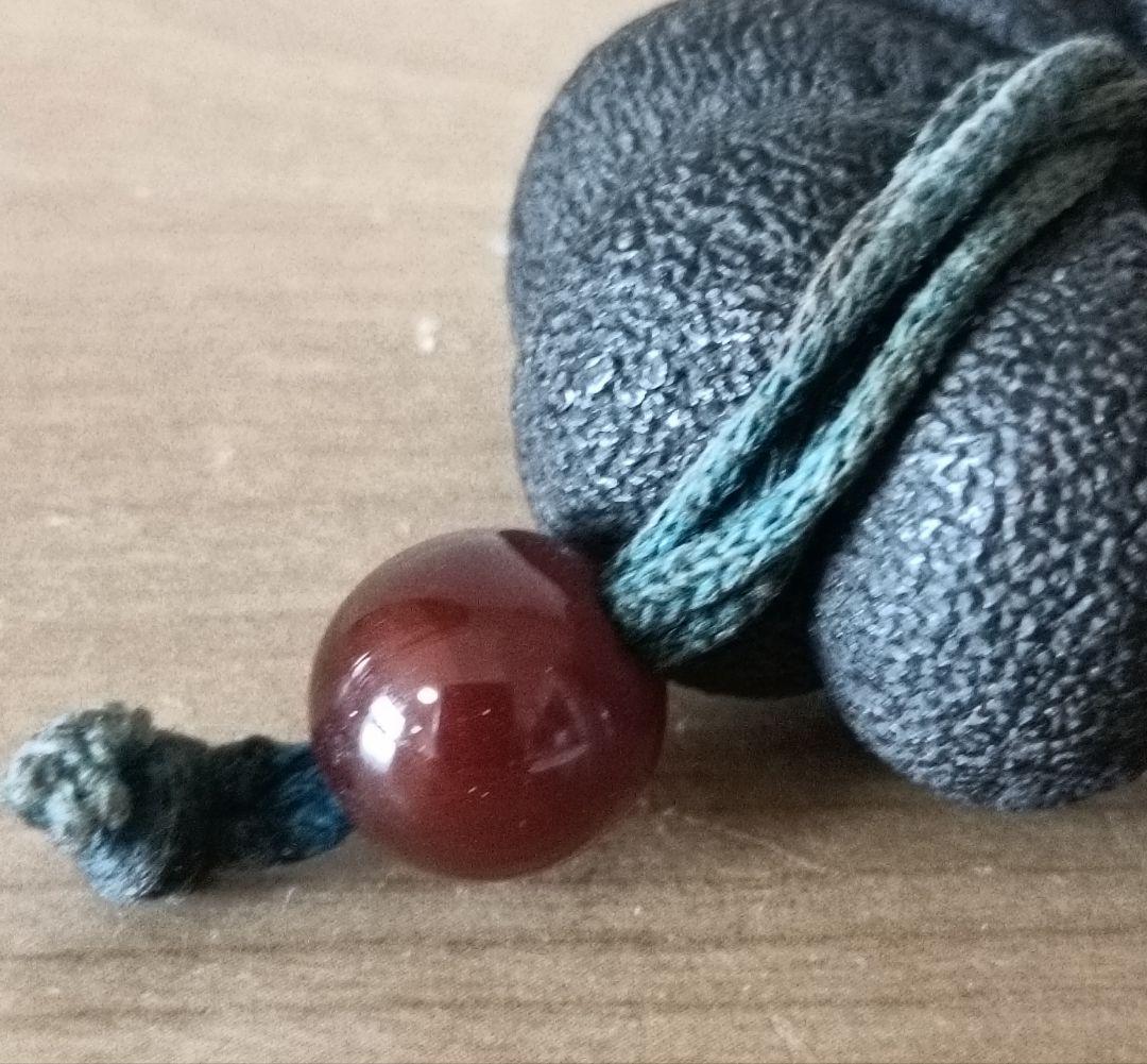 南瓜実根付　提物　根付　縁起物　瓜根付　古根付