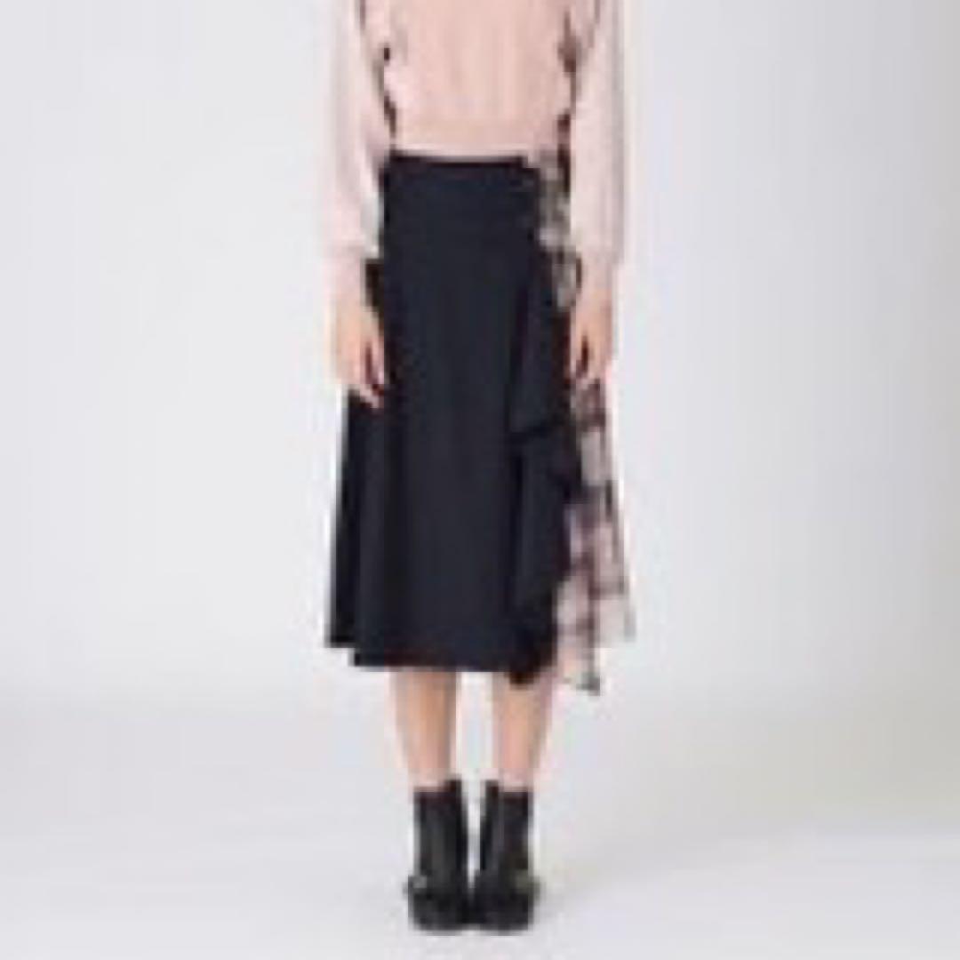 【美品】ブルーレーベルクレストブリッジ エアリーツイルスカート