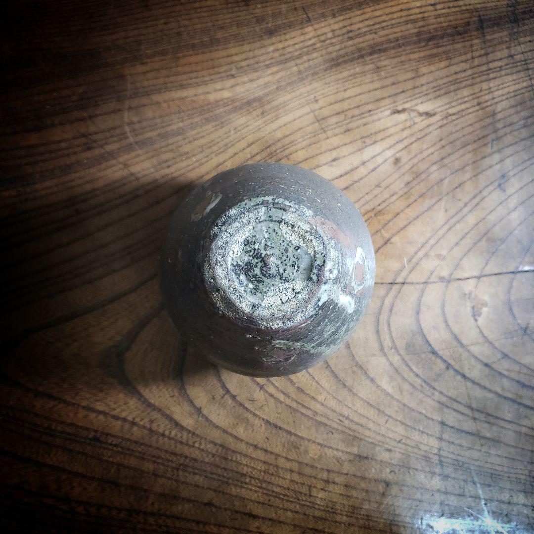 壺 小壺 一輪挿し 花器 花瓶 えくぼ 黒 ペン立て フラワーベース