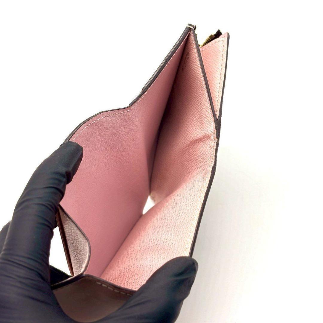 k*k様 美品★ ルイヴィトン　三つ折り財布 モノグラム ゾエ ローズバレリーヌ