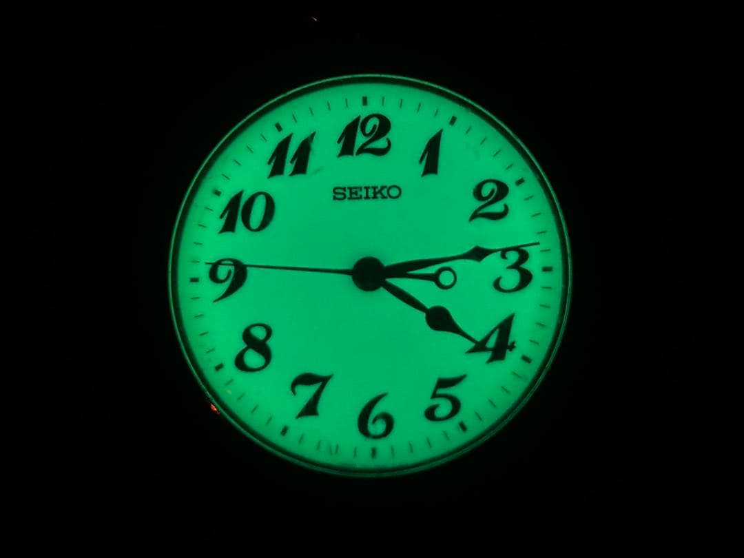 木*一様 JR西日本懐中時計 ルミブライト仕様 動作品