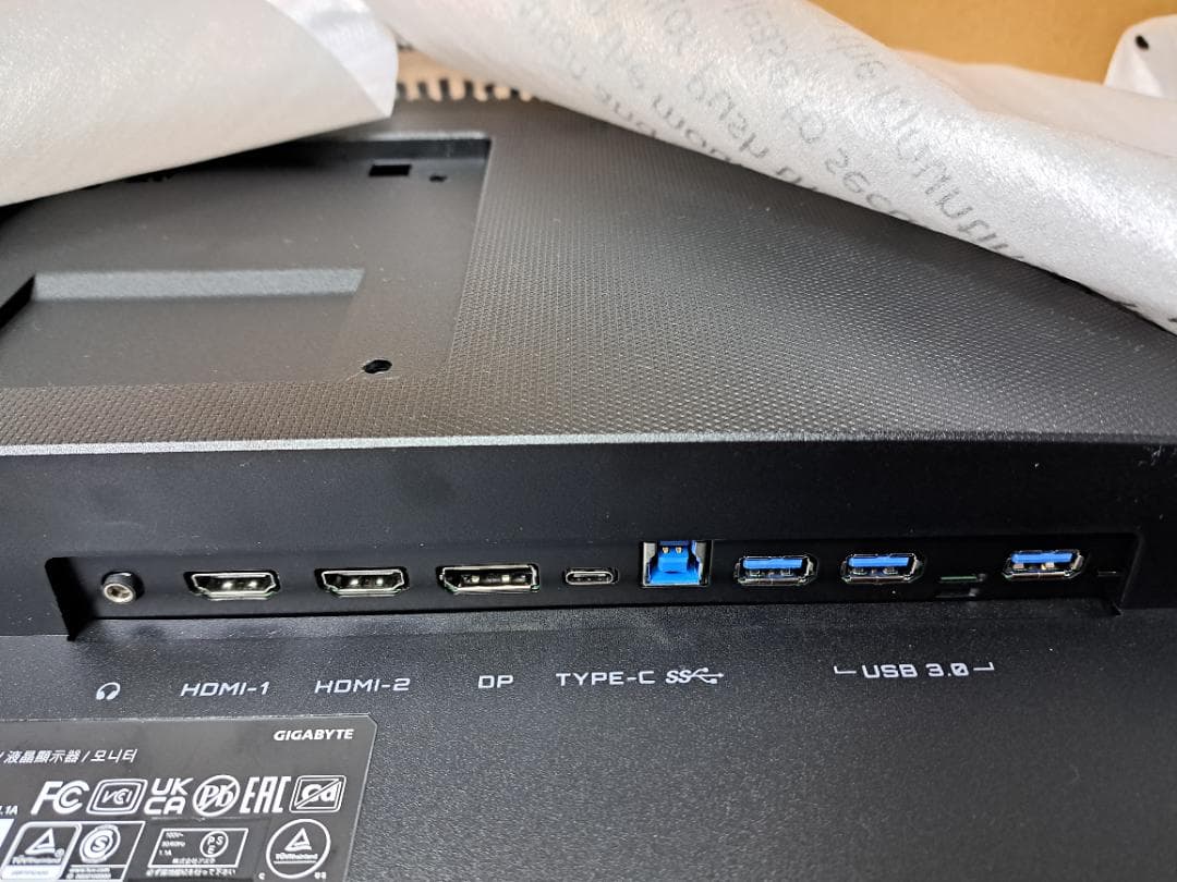 Gigabyte M28U 4K 144Hz ゲーミングモニター