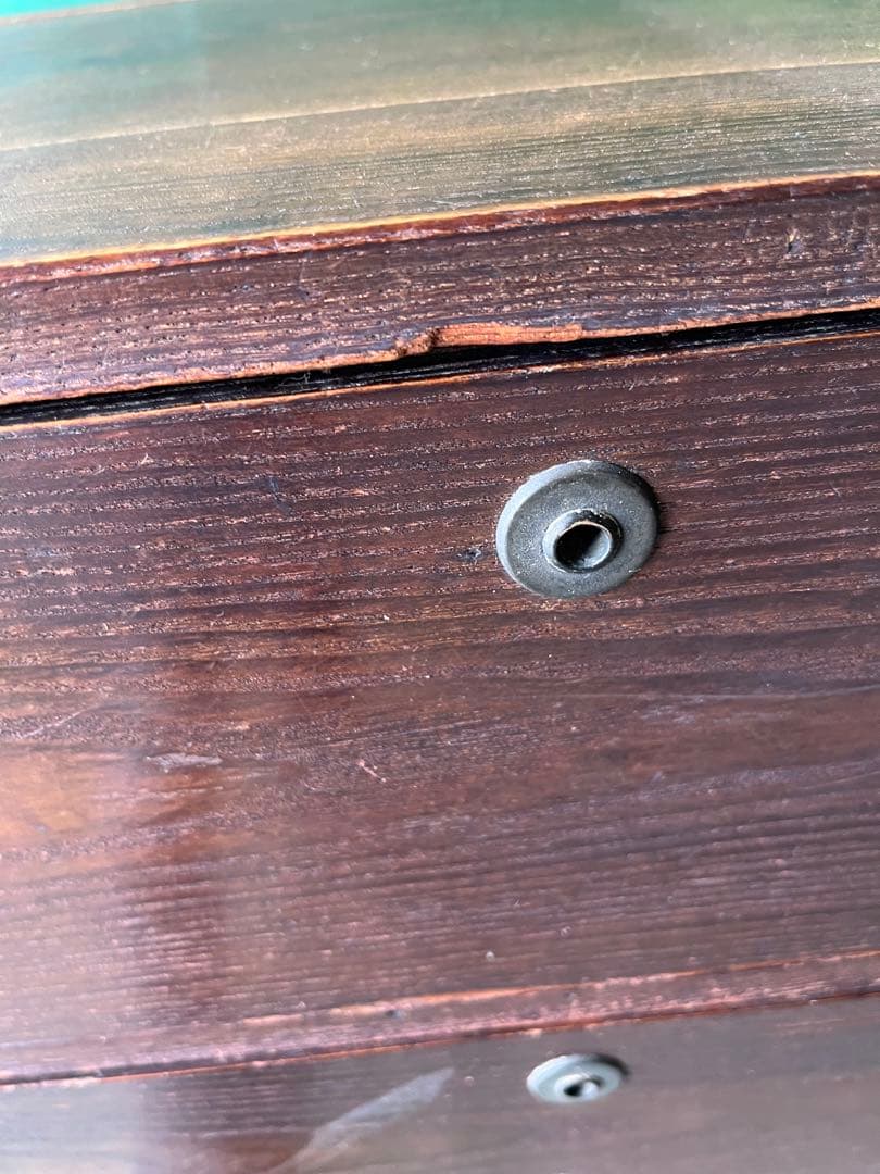 和箪笥 昭和レトロ 当時物 インテリア アンティーク ビンテージ 鉄金具