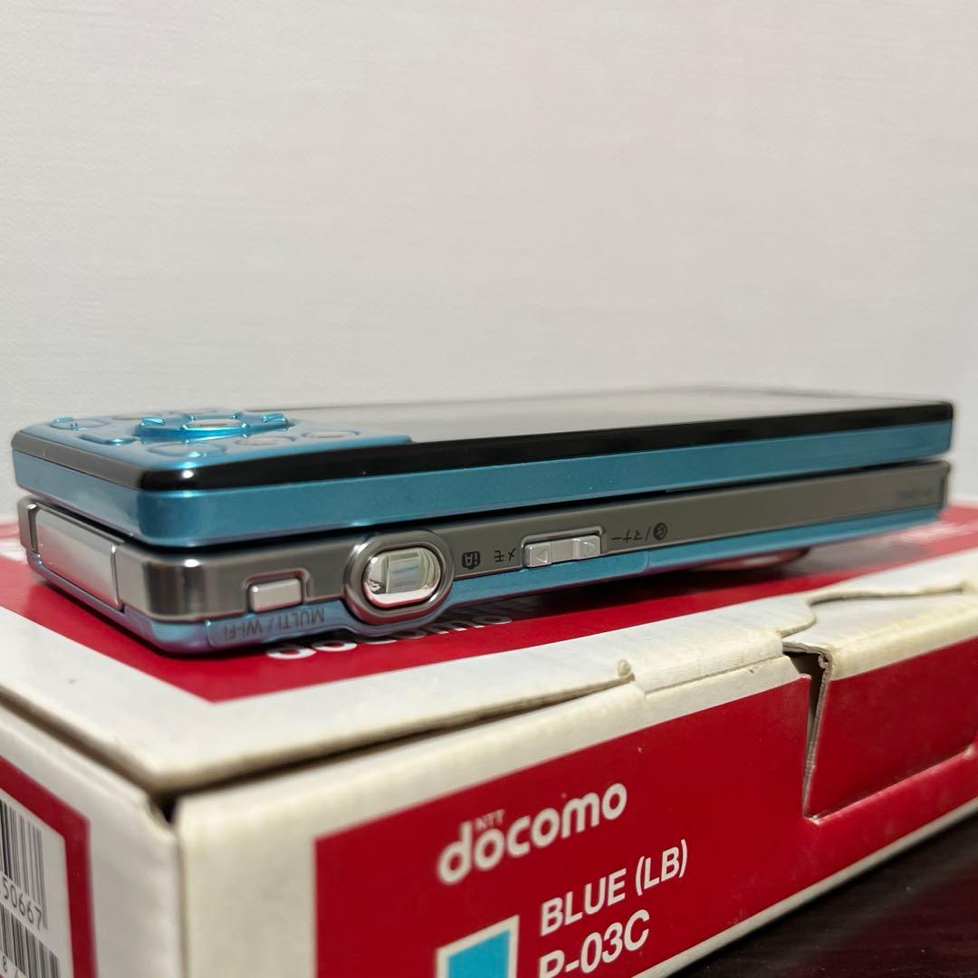 【新品未使用】ドコモ P-03C 13.2メガピクセル ブルー　docomo