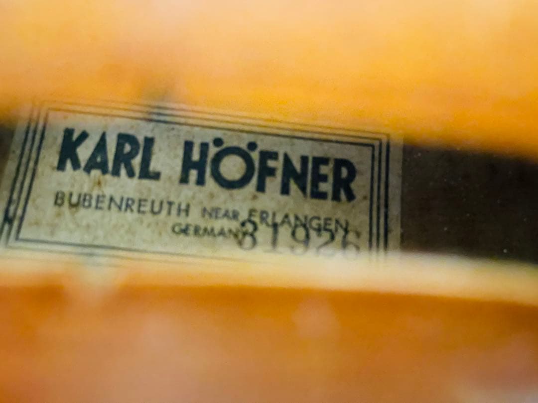 ドイツ 高級バイオリン カールヘフナー Karl Hofner 4/4