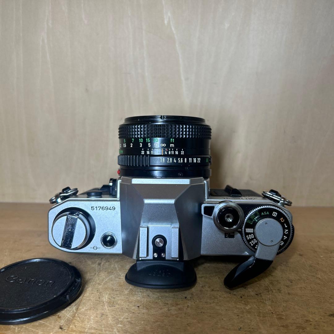 Canon AE-1+FD 50 f1.8 完動ボディー極美品