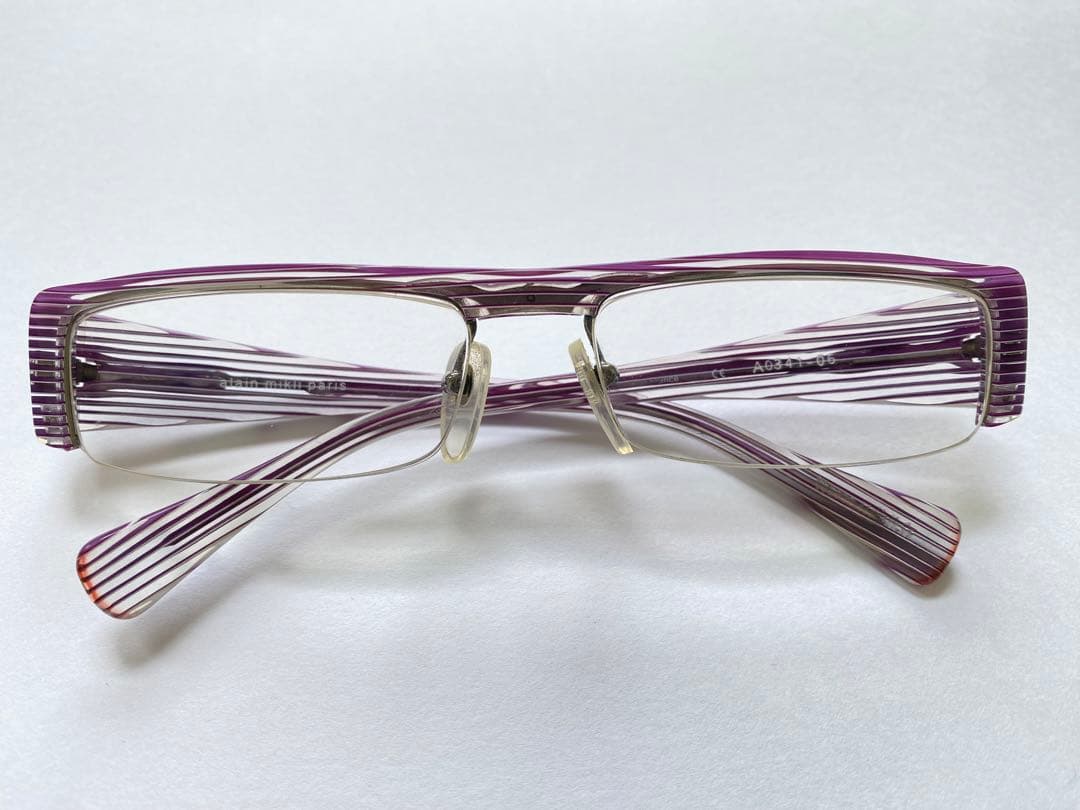 【入手困難】アランミクリ　alain mikli  パープルブラインドフレーム