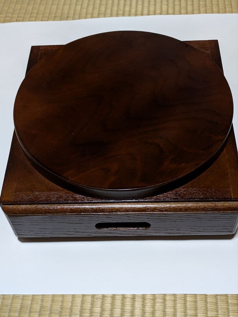 茶道具　灰ならし、灰おさえ 灰形つくり　回転台　 木整　引き出し付き 新品未使用