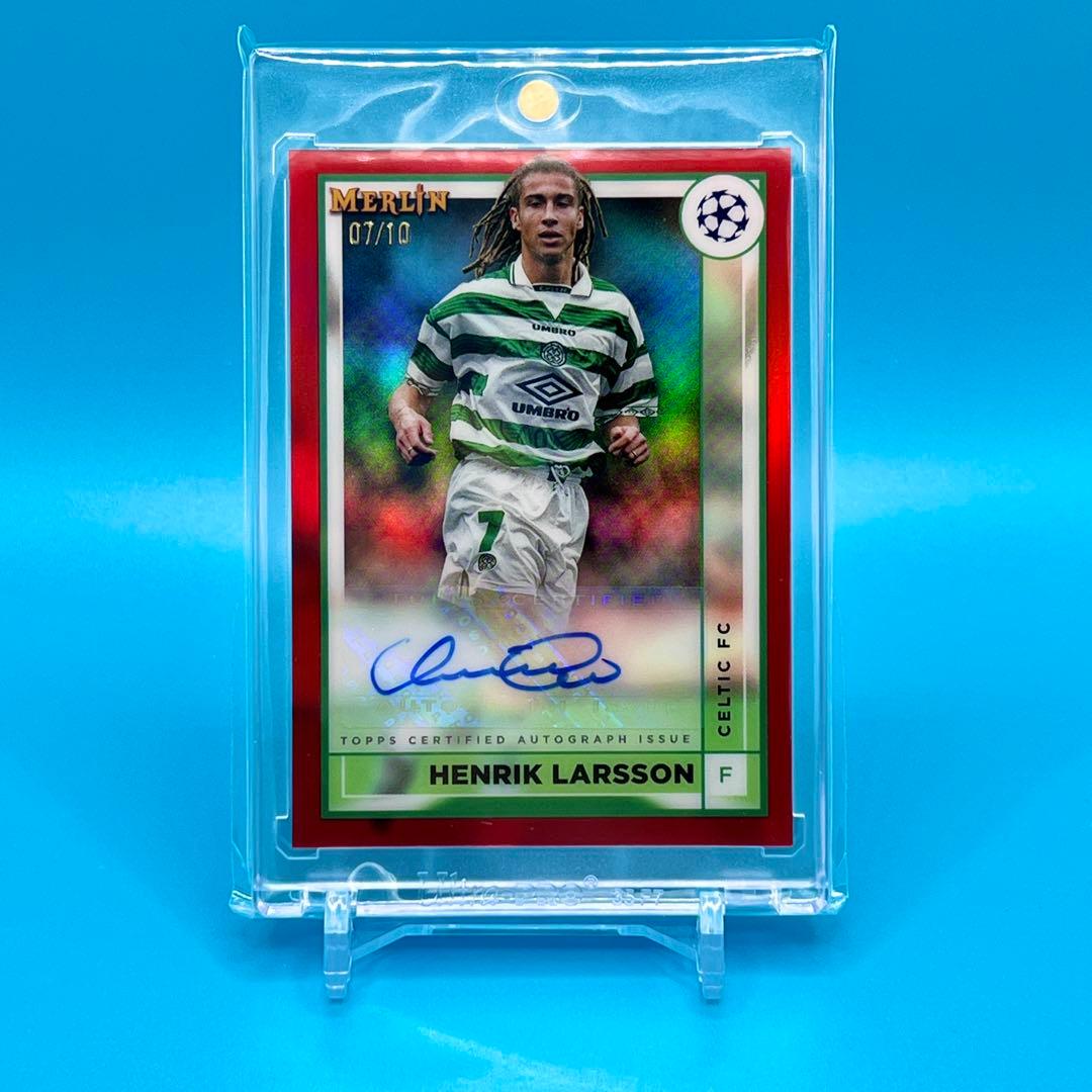 世界10枚限定！07/10！Topps LARSSON ラーション 直筆サイン