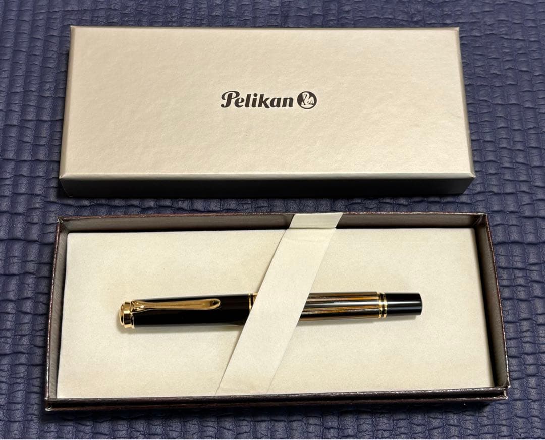 【特別生産品】Pelikan ペリカン スーベレーン M400 茶縞 F