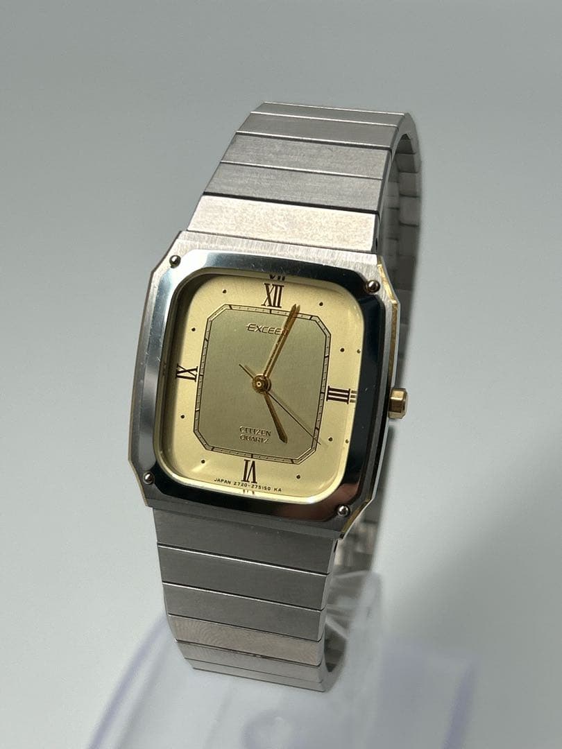 【新品電池/稼働】CITIZEN EXCELINE アナログクォーツ メンズ