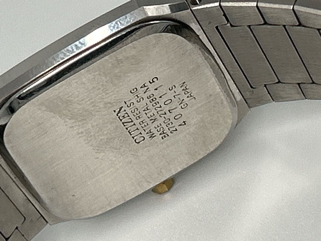 【新品電池/稼働】CITIZEN EXCELINE アナログクォーツ メンズ