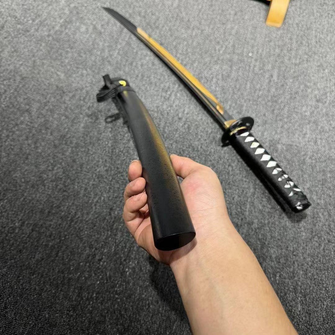 1039-武具 刀装具 日本刀　模造刀 居合刀 武士道 武蔵 鑑賞用 手鍛造打