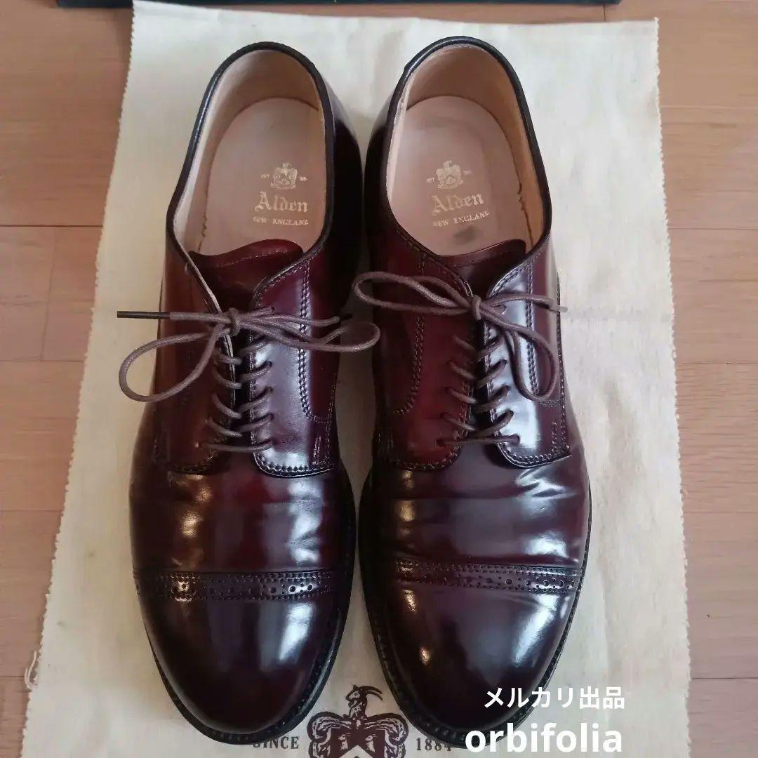 【極美品】Alden56201オールデンコードバンモディファイドラスト