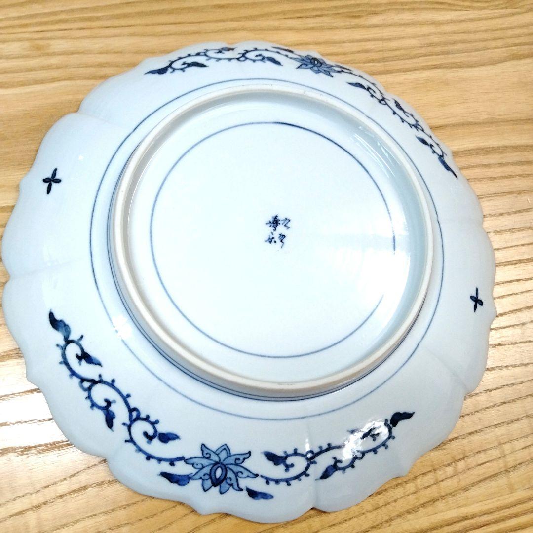 ☆ 嶋田寿楽 九谷焼 万暦赤絵 大皿