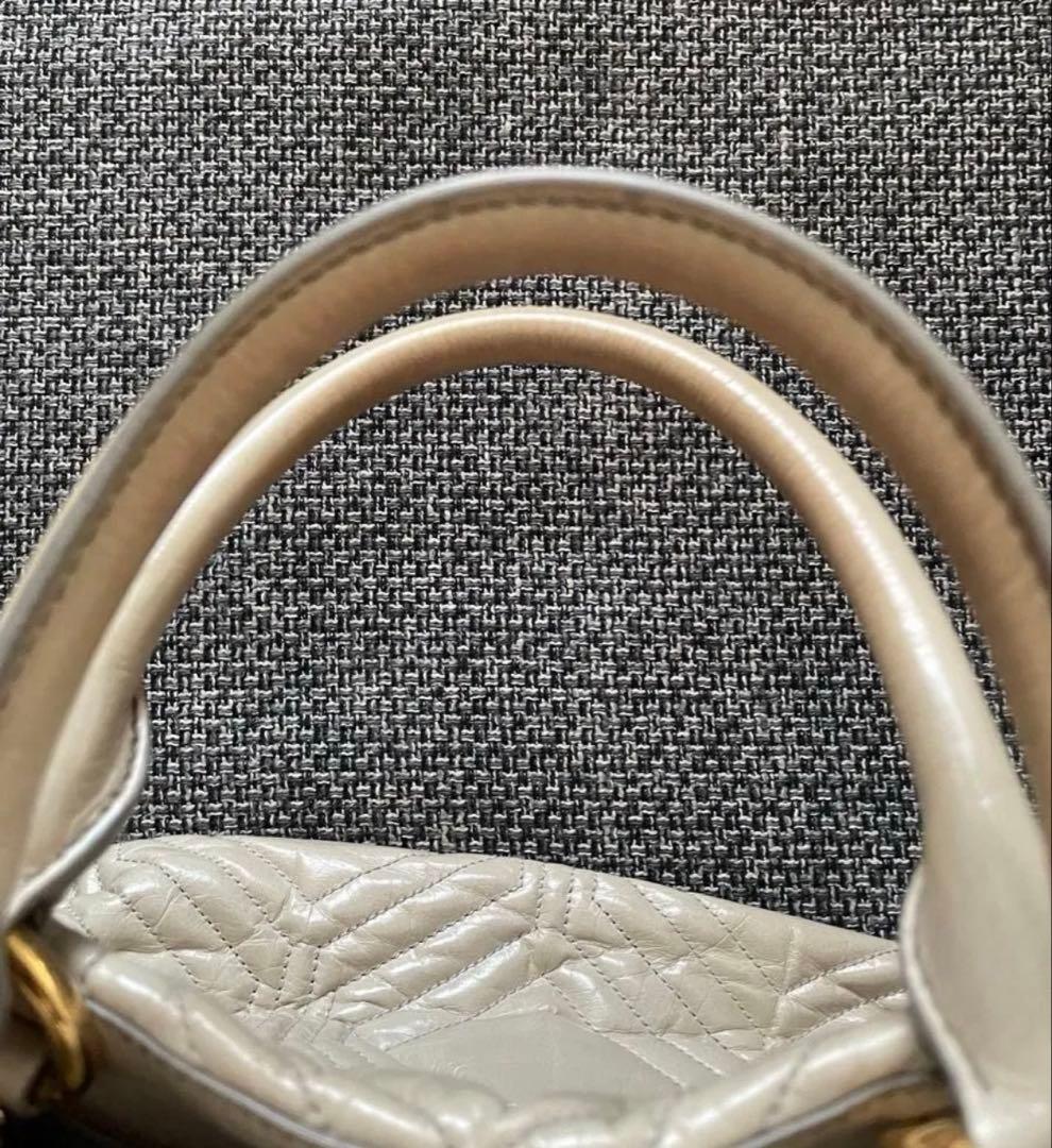 miumiu トートバッグ 2way ベージュ