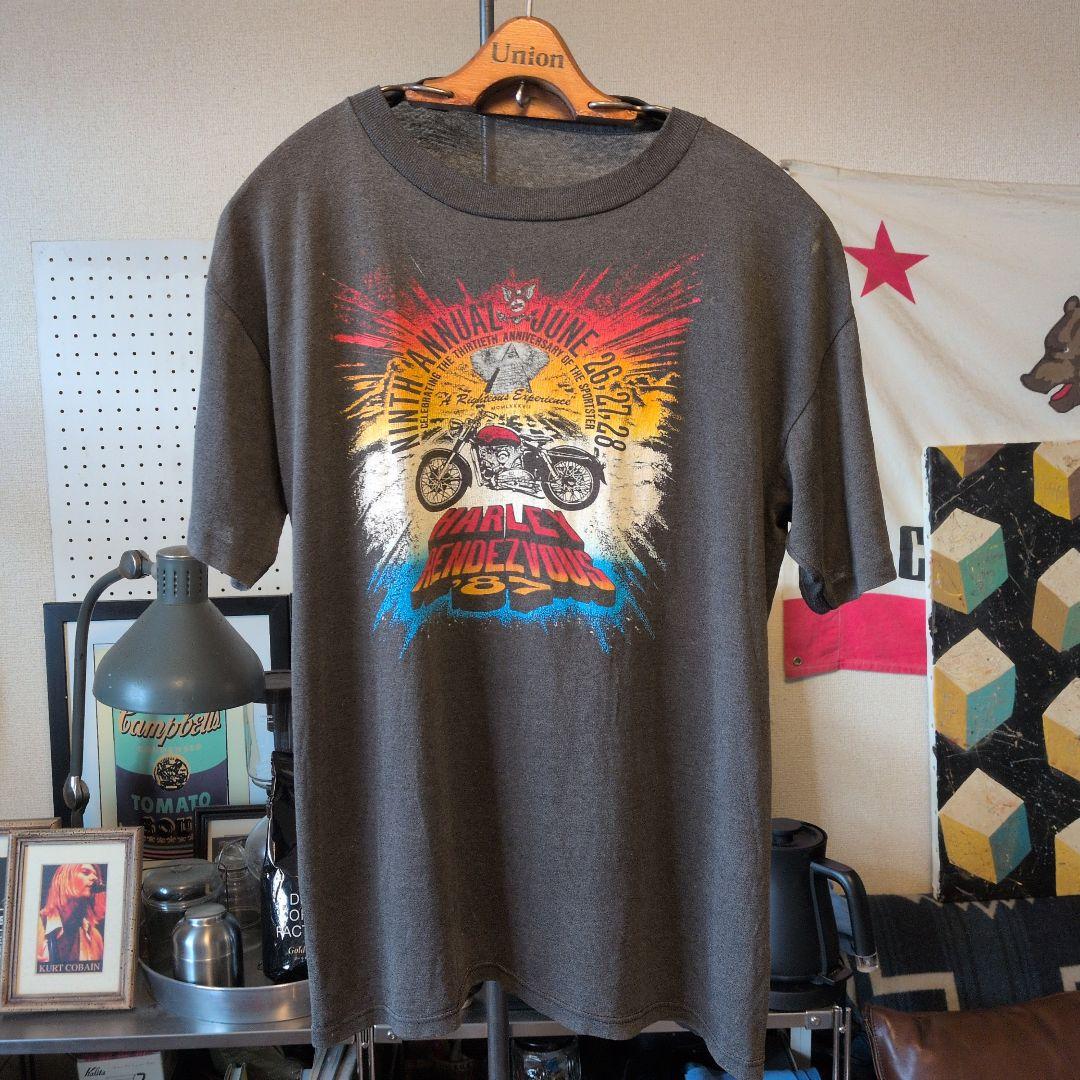 レア　BRATSTYLE 高嶺氏着用 80s ハーレーtシャツ