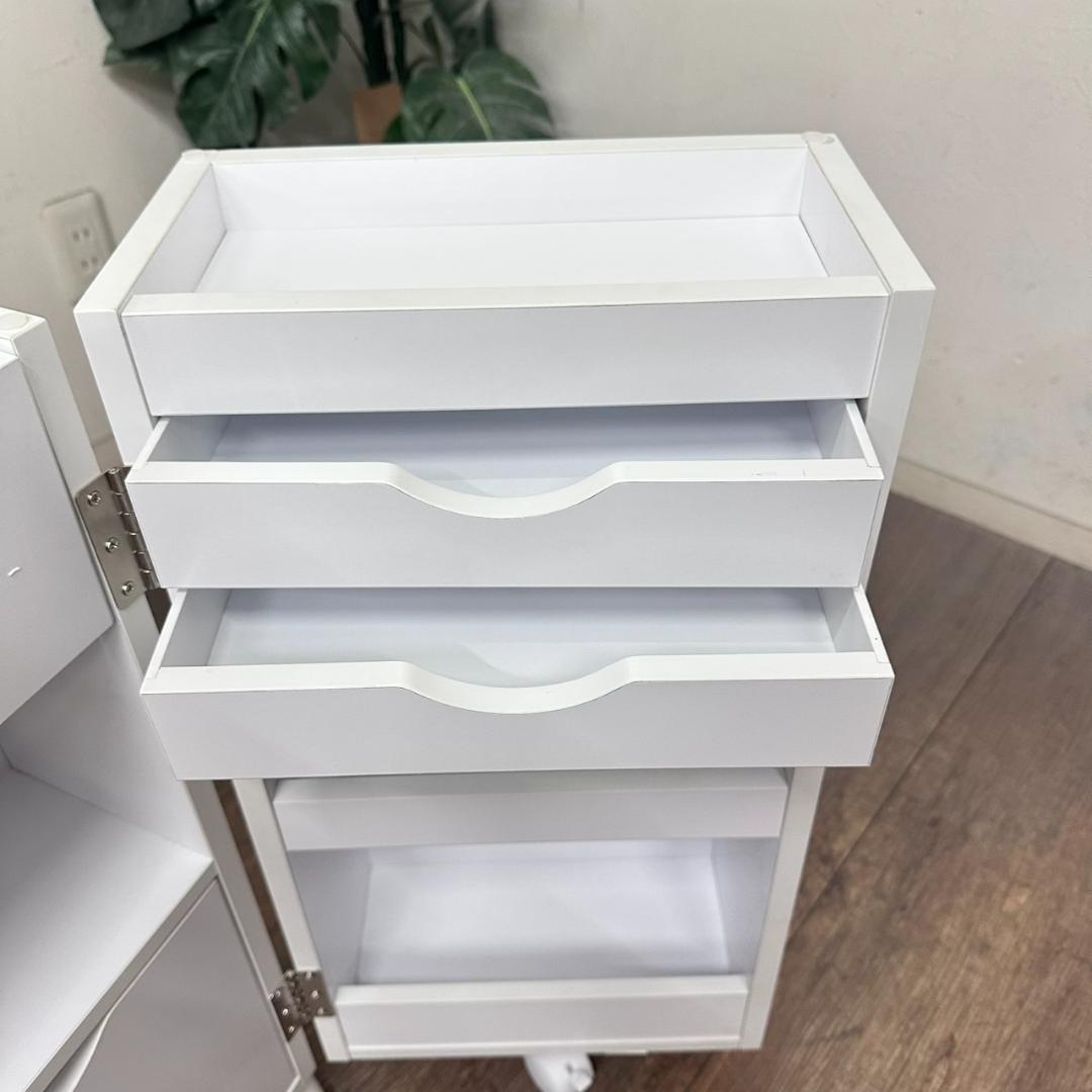 アウトレット　コスメワゴン　ボックス　小物収納　ドレッサー